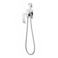 Смеситель для гигиенического душа Hansberge CUBITO H3077W - WHITE/CHROME